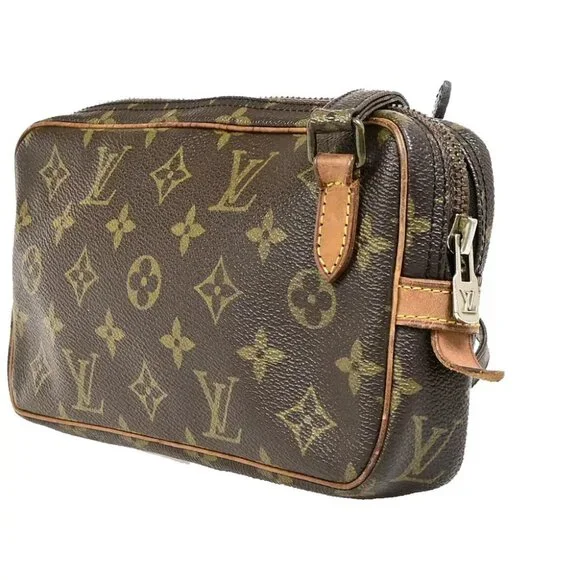 AUTHENTICITY GUARANTEED LOUIS VUITTON Marly Bandouliere Shoulder Bag Monogram
